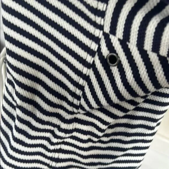 Cabi harbor jacket Blue and White Striped Jacket E - Picture 7 of 9